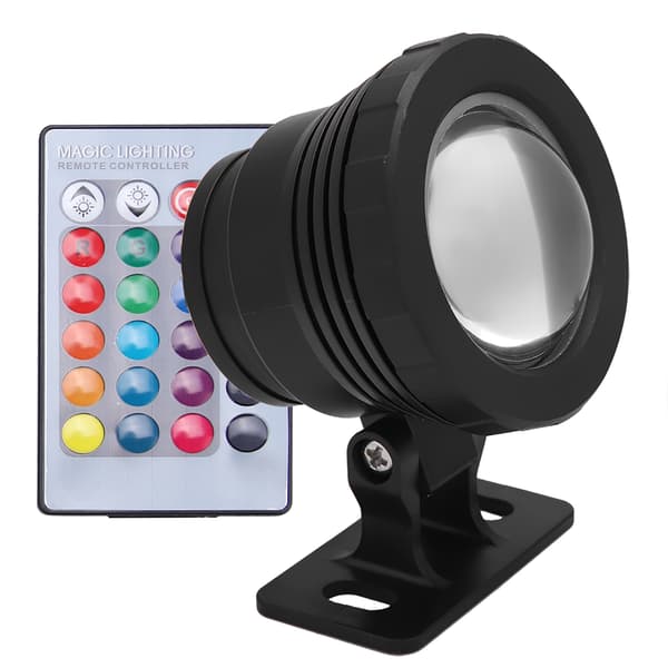 RGB LED Undervannslys Vanntett Multi for Utendørsbruk