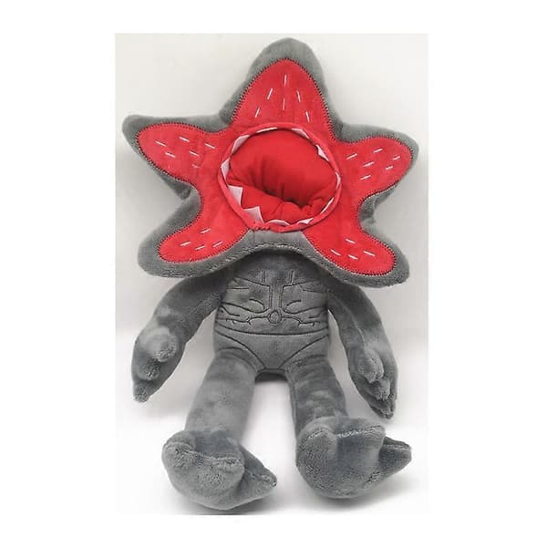 Stranger Things Demogorgon Plyschleksak - Människätande Blomma Docka - 35CM Grå Sittande