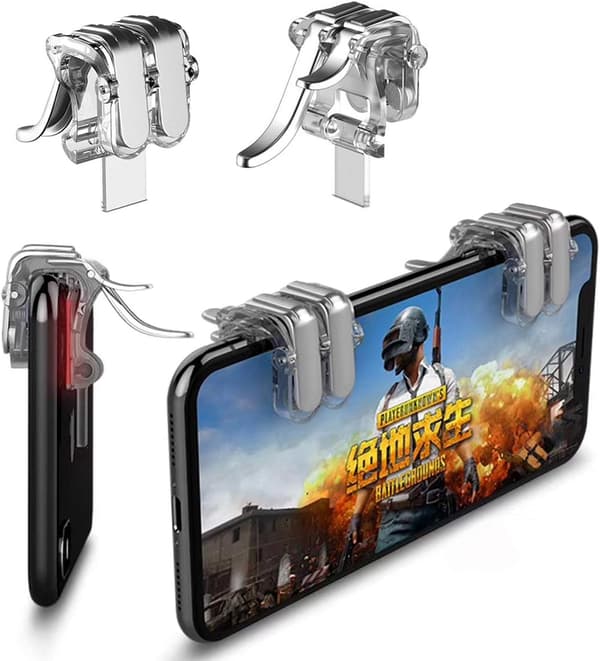 PUBG Mobile Game Controller, Mobil Känslig Skjut- och Siktavtryckare