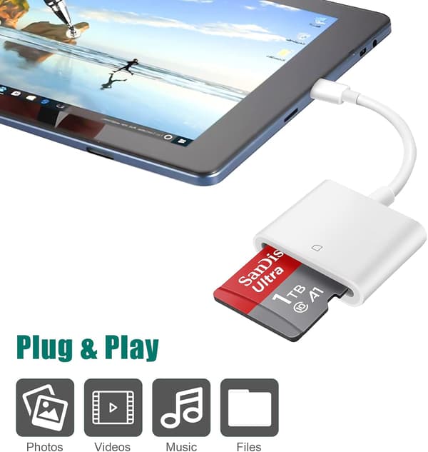 USB C SD-kortläsare, Typ C-enhetsminneskortläsare SD-kort Re