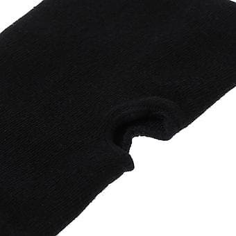 Mode Unisex Herr Dam Stickade Fingerlösa Vinterhandskar Mjuka Varma Vantar Enfärgade