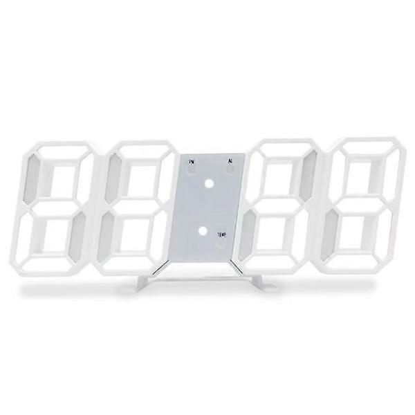 3D digitaalinen herätyskello, LED digitaalinen seinäkello