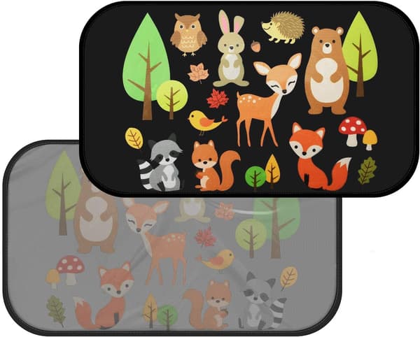 Bilsolskydd Sidofönster Vindruta Soltak för Barn Elektrostatisk Adsorption