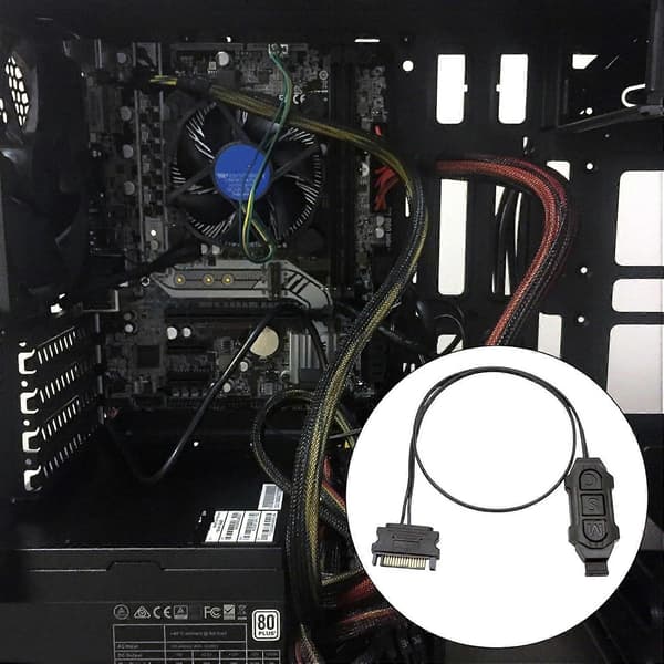 5V 3-pin ARGB Controller for PC Fans, Lighting, Sync and Speed Adjustment, Light Strips, ARGB Lighting Control Single Header
