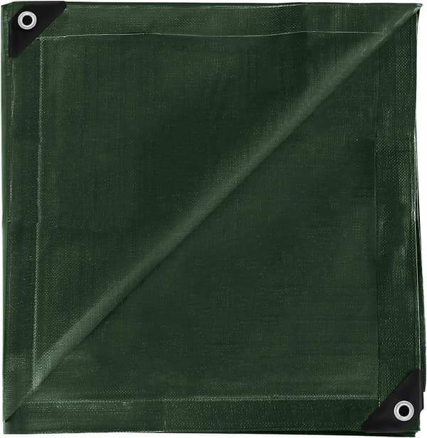 Raskas vihreä pressu 260 g/m² 3m x 3m