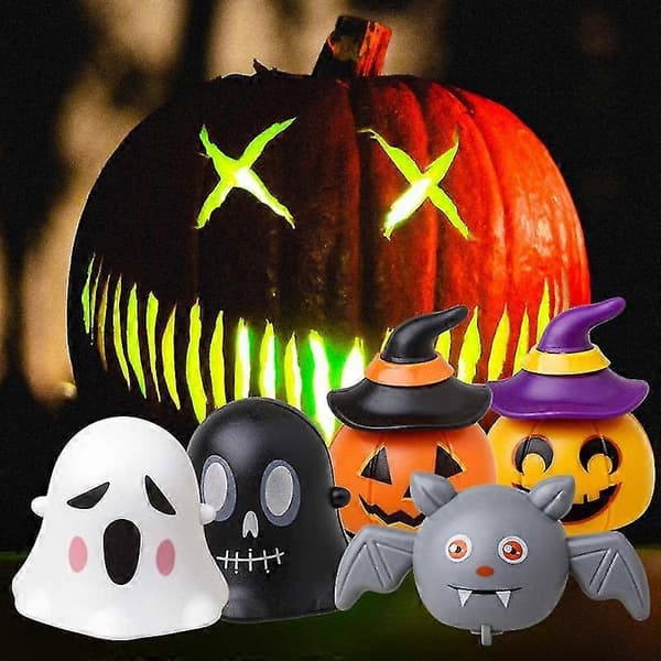 Halloween Legetøjsbil med Træk-tilbage-funktion, Sjov Interaktiv Gave til Børn
