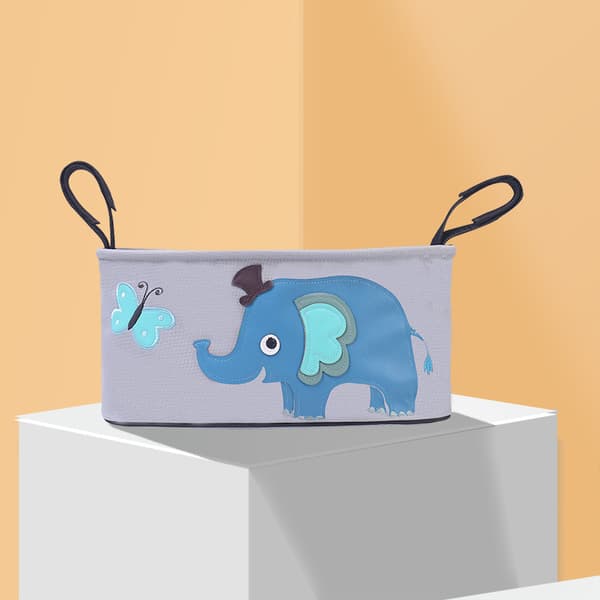1 st (Öppen typ - Blå elefant, ca 32x14x17cm) Multifunktionell