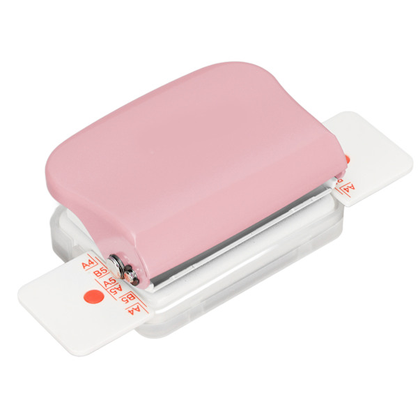Mini Manuel Cinch Indbindingsmaskine - 6 Huller Pink