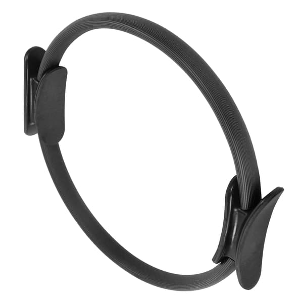 Yoga Ring Training Fitness Double Handle Exercise Circle Home Workout Equipment Black