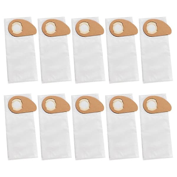 Ersättningsdammpåsar för Nilfisk Buddy II 12/18 Dammsugartillbehör Ersättningsbara non-woven soppåsar [DB] Vit 10-pack White 10PCS