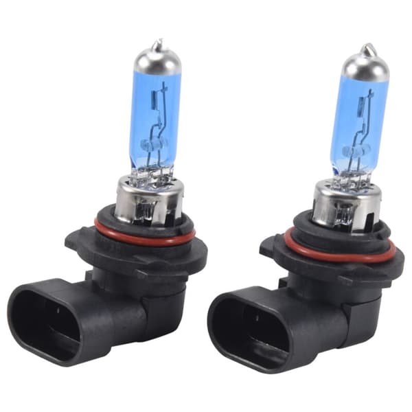 2 x 9006 HB4 HID Halogen Lampe Pære 100W 6000K 12V Hvit Bil