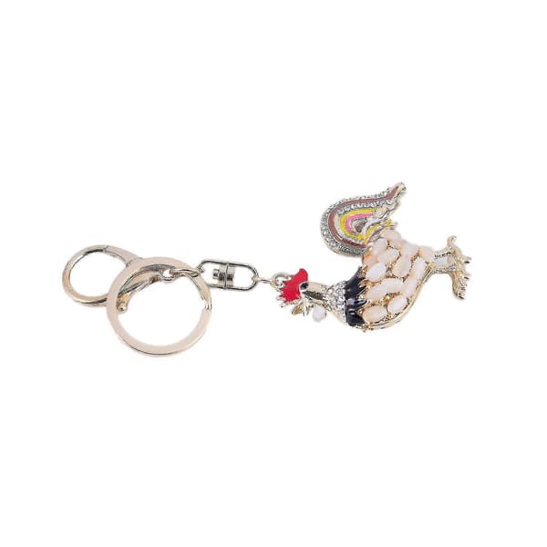 Rhinestone Tupp Handväska Charm Nyckelring