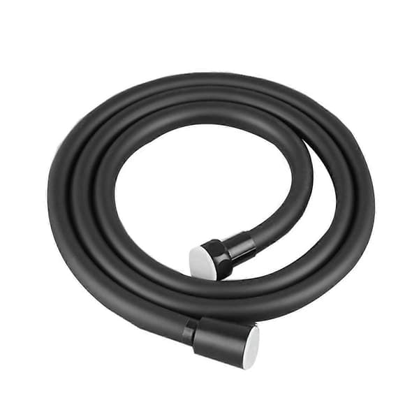 Badeværelse 1,5M Bruseslange Fleksibel Sort PVC Bruse Eksplosionssikker Hjem Badeværelse Rørfittings Slange