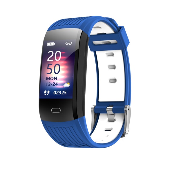 Smart armband pulsdetektering väder musik sport blue