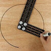 Multi-angle Measuring Ruler, Angle Gauge Pattern Tool Foldable Multi-Pattern Measuring Tool