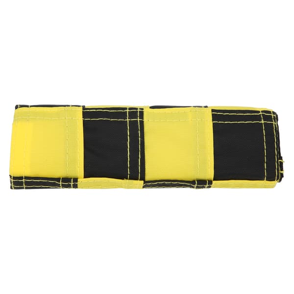 Checkered Garden Practice Golf Hole Pole Cup Flags Golf Putting Green Flags Flagpoles (Black & Yellow)