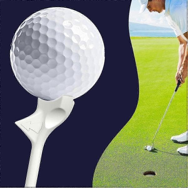 Flight Path Golf Tees 3,25 tommer 10-pak, friktionsreducerende boldholder til udendørs sport