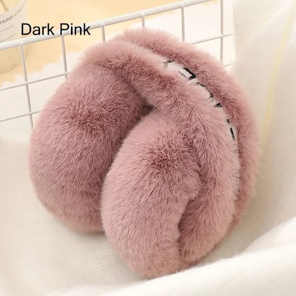 Talvikuulosuojaimet Korvaläpät TUMMANPUNAINEN Tummanpunainen