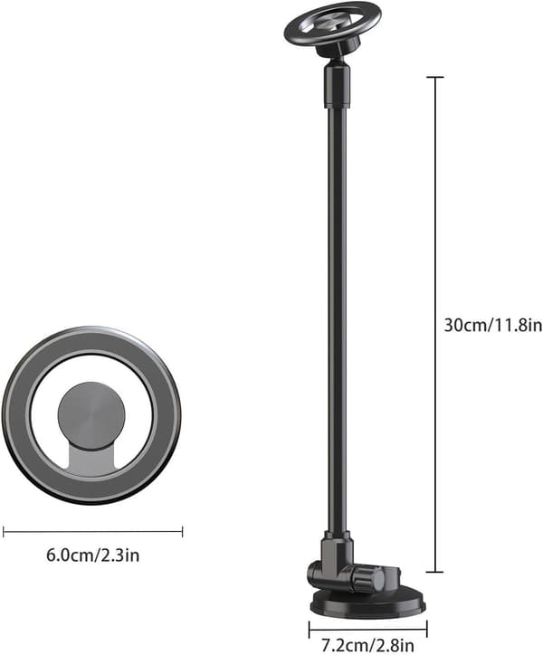 Vindruta telefonfäste lång ledhals magnetisk universal -