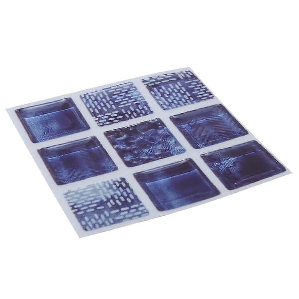 Mosaic Tile Stickers for Bathroom and Kitchen DIY Home Decor - 18pcs (10cm*10cm)