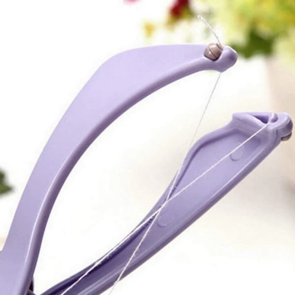 Facial Hair Removal Threading Epilator with 10 Extra Threads for Women - Eyebrows and Face