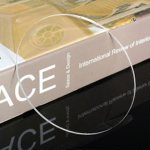 Practical Round-Edged Cake Tray, Non-Stick Transparent Acrylic Cake Base for Serving Cakes