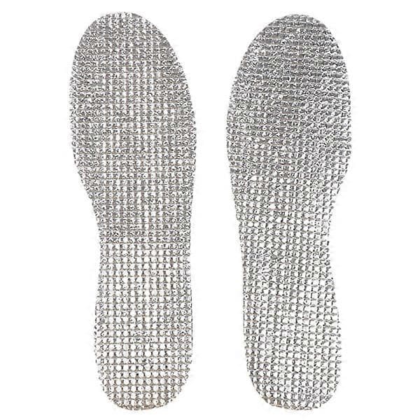 par aluminiumfolie lammeuldssåler Vinter Varm Blød Plus Sølv one size Sølv one size