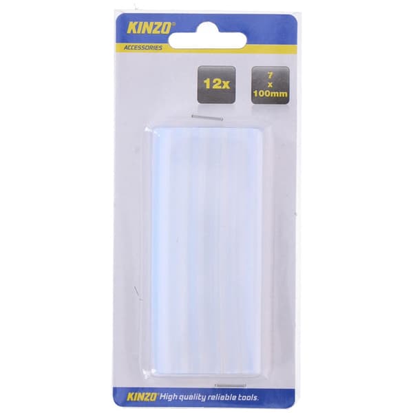Kinzo Limstift til limpistol 7x100mm 12-pak