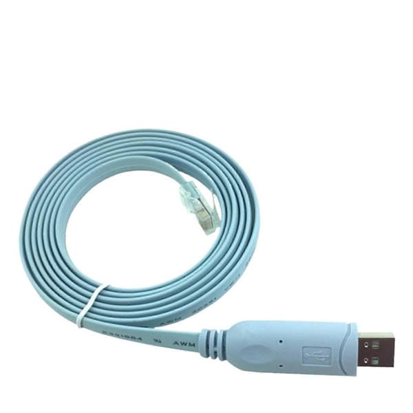 USB til RJ45 Konsolkabel RS232 Seriel Adapter til Router RJ 45 8P8C Konverter Switch Kontrolkabler PC Hardwareadaptere (300cm)