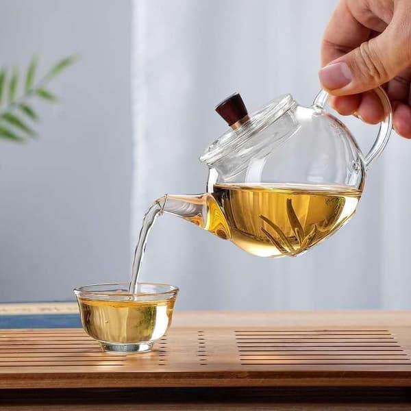 Glas tekande, lille tekande Gongfu sæt til enkeltpersoner, 200 ml -