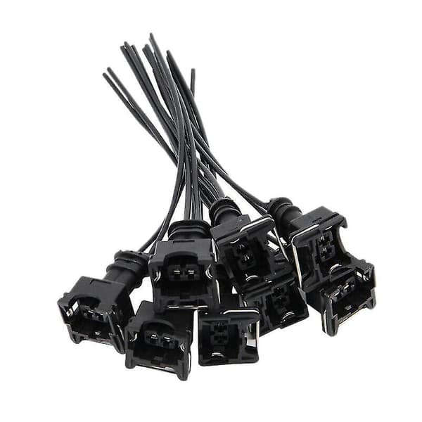 8 stk. Drivstoffinjektor Kobling Ledningskontakter Klips for Ev1 Obd1 Pigtail Klips & Skjøt db