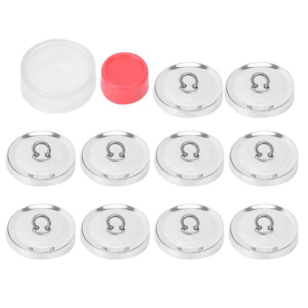 Fabric Button Cover Kit Round Button Base DIY Handmade Craft Buckle Making Tool 25MM