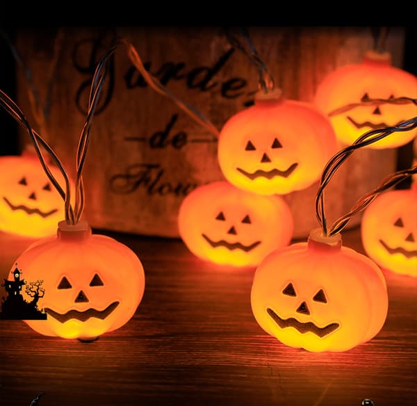 LED Græskar Lygte Halloween Festival Spøgelsesfestival Dekoration