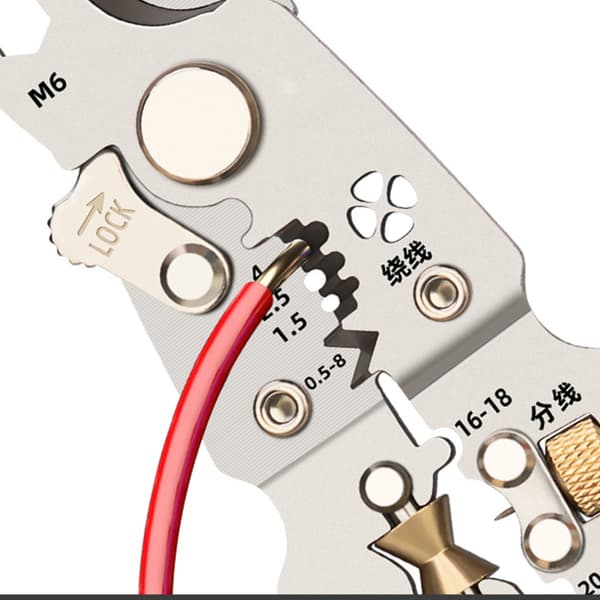 Wire Stripper Wire Stripping and Cutting Tool 210mm for Home and Professional Use