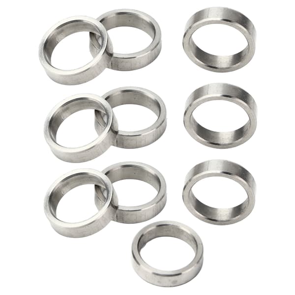 10 stk Skiveafstandsstykke 15 mm OD 12 mm ID Rustfrit Stål Tilbehørsdele Sæt 3515-0015-0040-FA-