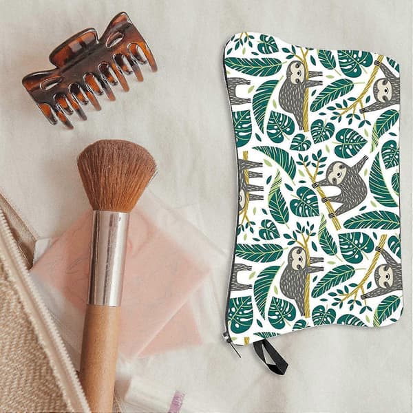 Lille makeuptaske til håndtaske Mini kosmetiktaske til kvinder piger makeuppose skønhedsgave