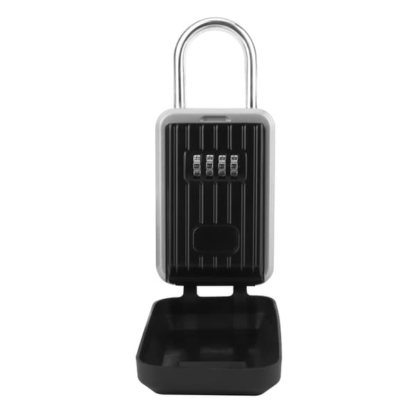 Wall-mounted Password Key Box Key Lock Box with Waterproof Cover for Home and Outdoor Use