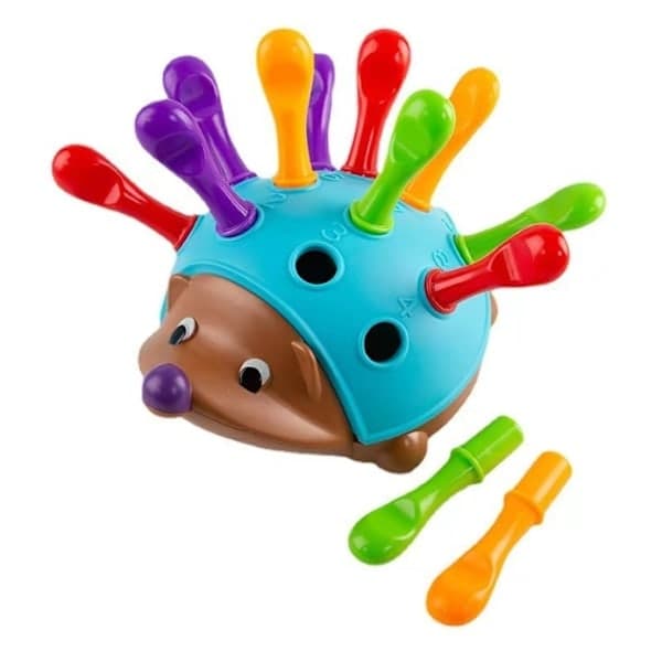 Finger Motor Hedgehog - Leker for småbarn, Finger Motor og sensoriske leker for barn 3+ år, Montessori-leker