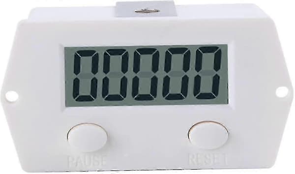 Digital Counter Electronic Click Counter Magnetic High Sensitivity Row Number Xj-5j Click Counter White Industrial Control Switch White (1pcs) Best Gift