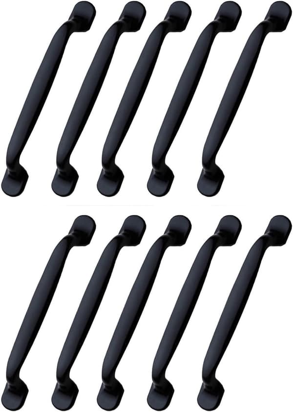 10 stk Sorte skabshåndtag 96mm Møbelhåndtag (96mm) -FX-