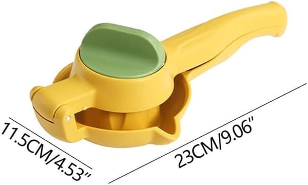 Manual Citrus Juicer - Easy to Squeeze Heavy Duty Lemon Squeezer Hand Press - Ergonomic Citrus and Fruit Juicer for Small Oranges Blue Blue