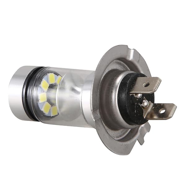 1 par høyeffekts LED H7-pære 100W 20LED bil tåkelys frontlys 6000k hvit