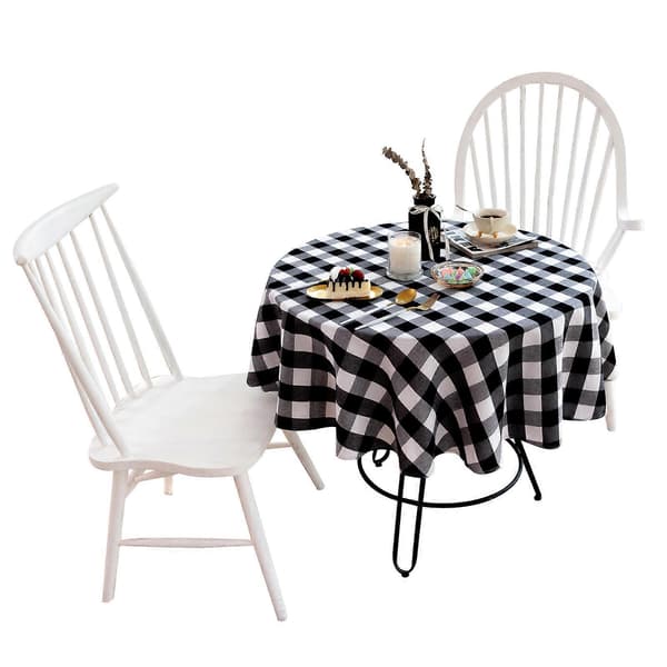 Round Tablecloth Party Wedding Tablecloth for Dining Room Kitchen 2024 New Red 100cm 100cm Red