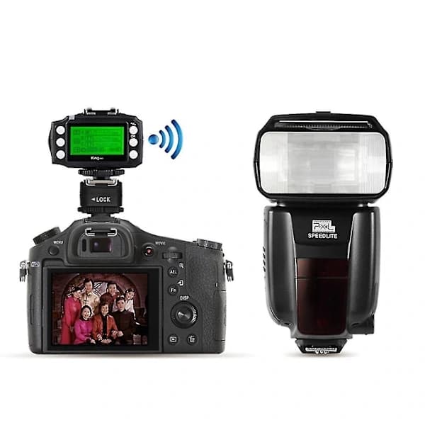 TF-334 Blitsskoadapter for å konvertere Sony Mi A7 A7S A7SII A7R A7II A9 A6300-kamera til Canon Nikon