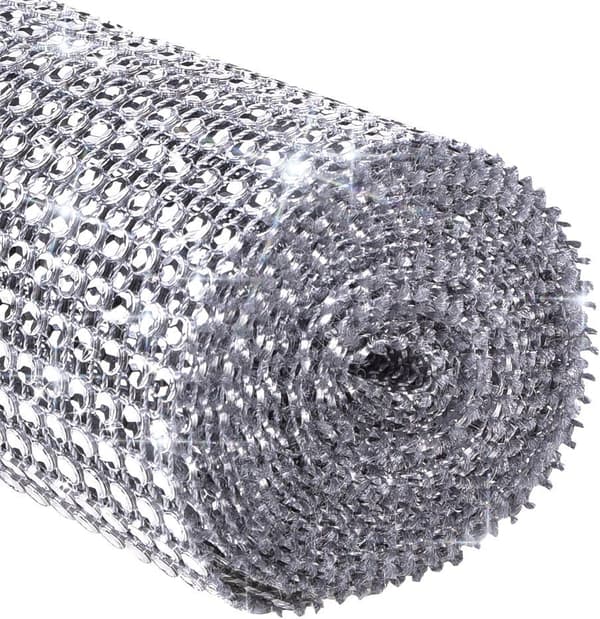 24-pack akryl strass diamant tårtband, 50 rader (ca.