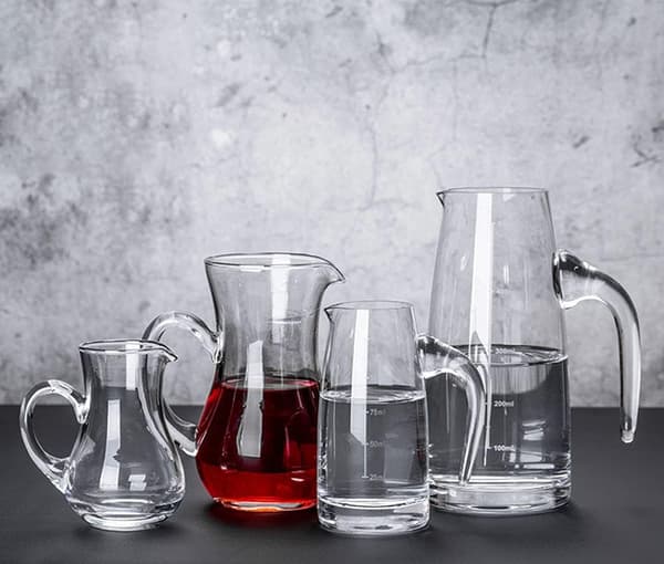 2 stk. glaskande til fløde, sauce, mælkekande, 100 ml H-100 ml - H-100ml