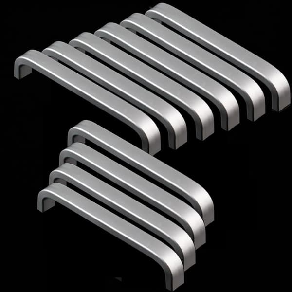 10 stk. aluminium køkkengreb skabsskuffe soveværelsesmøbelgreb (128MM)