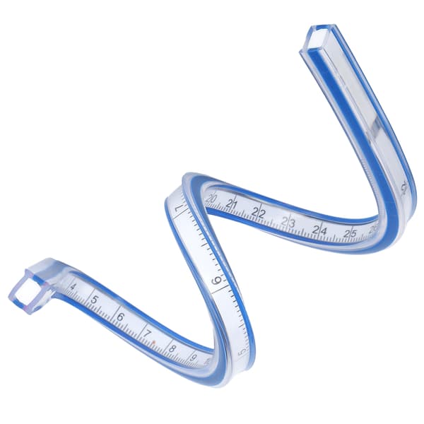 Flexible Curve Ruler Plastic Metric Scale Soft Measuring Tool for Drawing and Sewing 30cm Flexible Curve Ruler