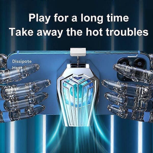 Universal Mobile Phone USB Gaming Cooler System Cooling Fan Gamepad Holder Stand Radiator