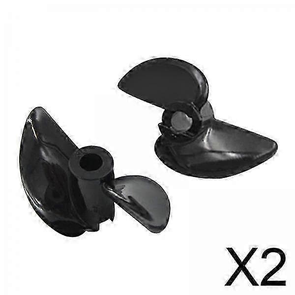 2x 2 stk Undervanns RC utenbordsmotorpropeller Reservedeler 30mmx3cm